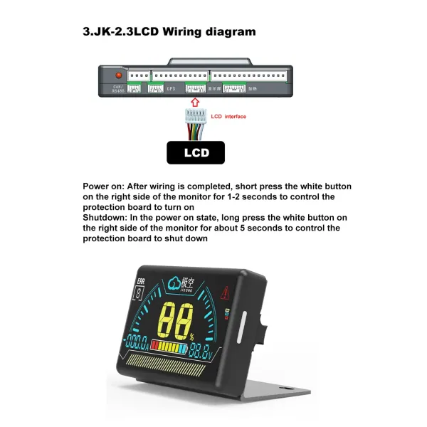 Jikong BMS 2.3 Inch Screen Display for Jikong All BMS