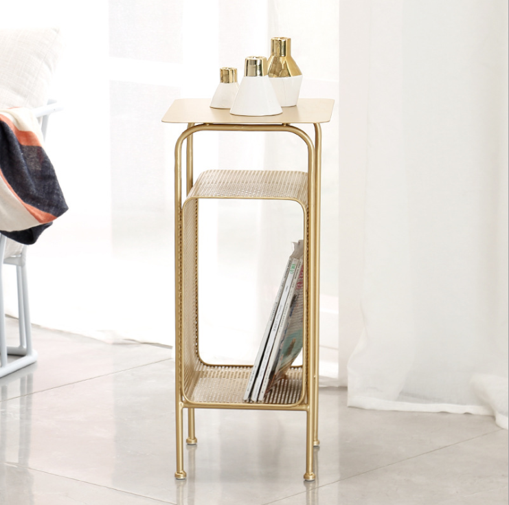 Anti Corrosion 65cm Height Metal Frame Coffee Table