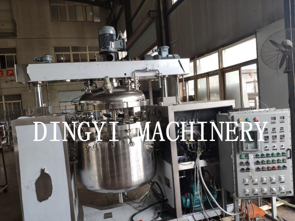 Multi Functional Cosmetic Cream Mixing Machine / Metal Lotion Manufacturing Equipment