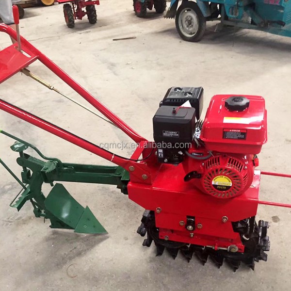 Gasoline Power Type Mini Self Propelled Power Tiller Cultivator with 160x80x55cm Size