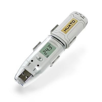 Peso leve do Usb do registrador da temperatura do registador de dados de USB da prova da poeira IP67