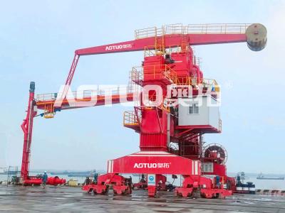 Port Dry Bulk Rail Mobile Screw Ship Unloader Equipment Efficient And Intelligent Ship