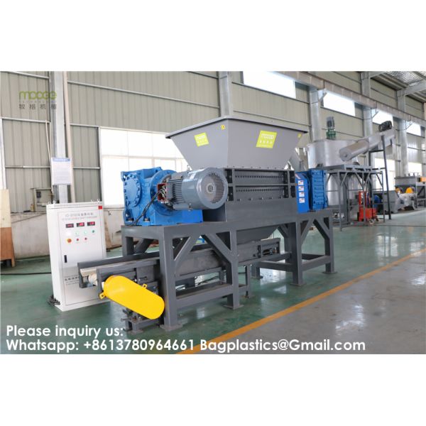 Industrial Automatic Double Shaft Shredder Machine For Plastic Alloy Scrap Metal Recycling Heavy Duty Twin Shaft Crusher Double Shaft Shredder Machine for Plastic Bucket