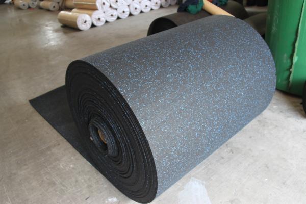 Gym Rubber Sports Flooring , Epdm Rubber Flooring Eco - Friendly
