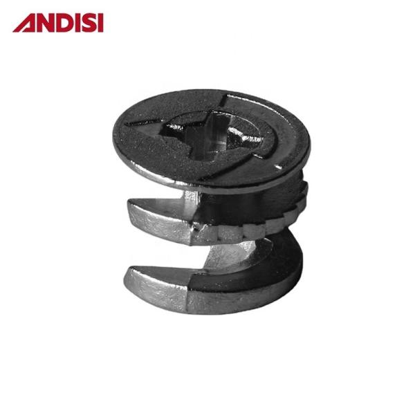 Modern Design Zinc Alloy Flat Eccentric Cam 3 in 1 Mini Fix Screw Cam Lock for Furniture