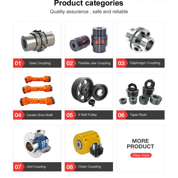 Crowned Teeth Electric Motor Shaft GCLD Programmable Flexible Gear Coupling