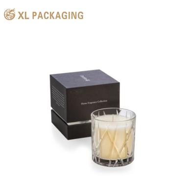 Embalagem de cartão rígido de luxo reciclável Caixa de presente para perfume cosmético batom embalagem de velas