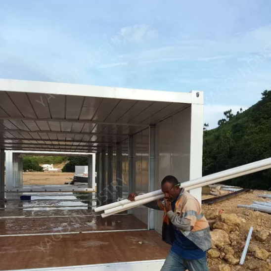 Mining Portable Temporary Housing Accommodation Dormitory Folding Shipping Container