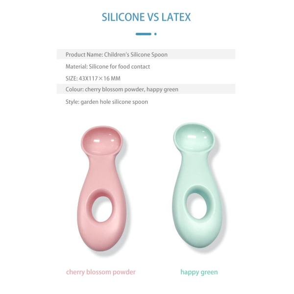 41g Non Toxic Silicone Infant Spoon Feeder Baby Milk Feeding Spoon Soft Tip Spoons