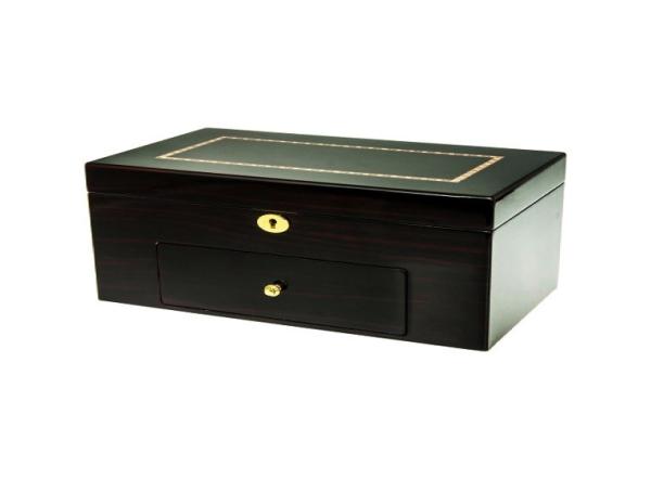 Hot Gloss Paint Wood 12+8 Slots Lockable Watch Box For Watches Storage