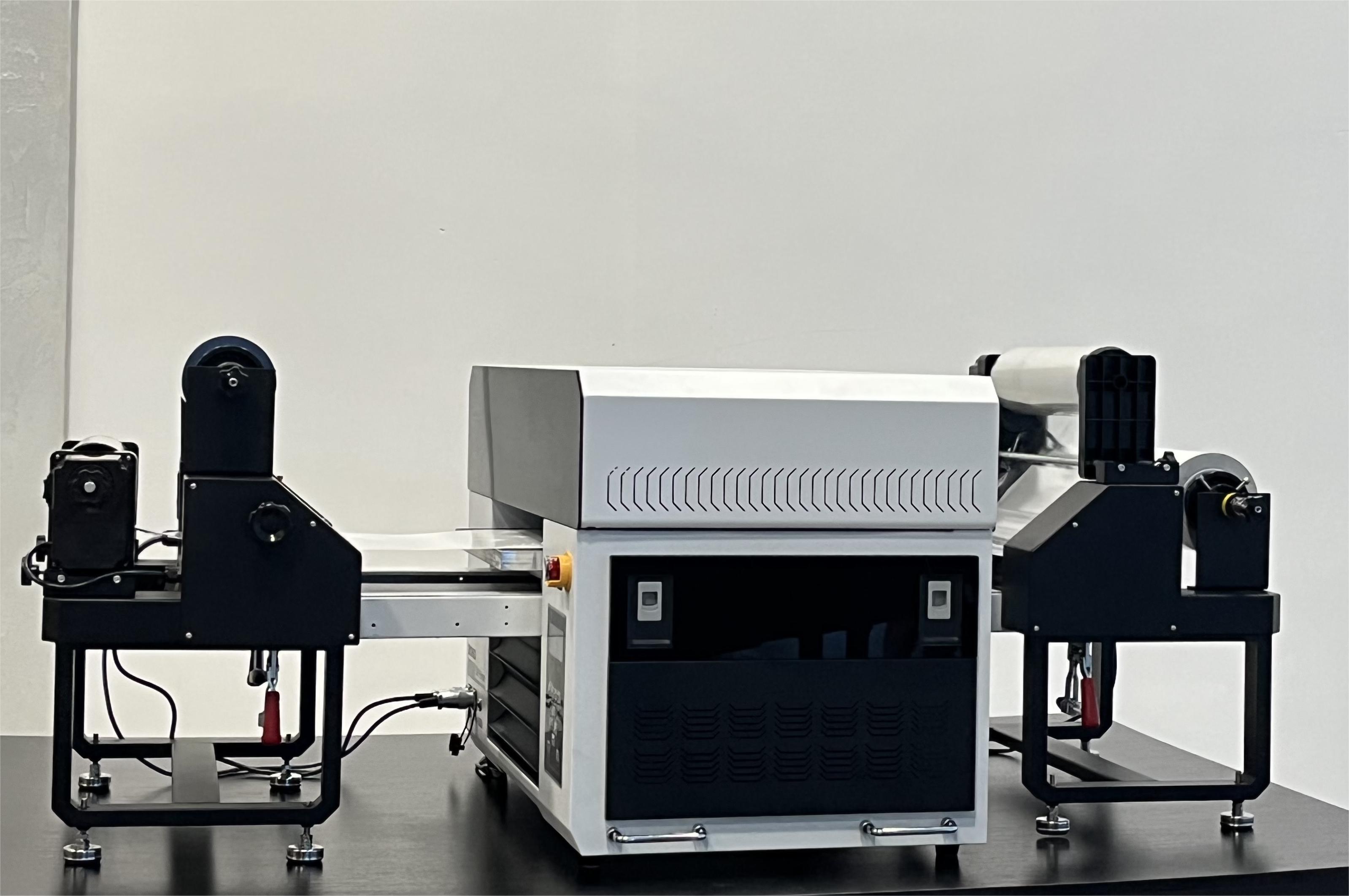 Tinta UV Andemes Alta Velocidade 2 XP600 Cabeça de Impressão Tinta UV Dtf Film Printer 3 In 1 A3 30cm UV Dtf Sticker