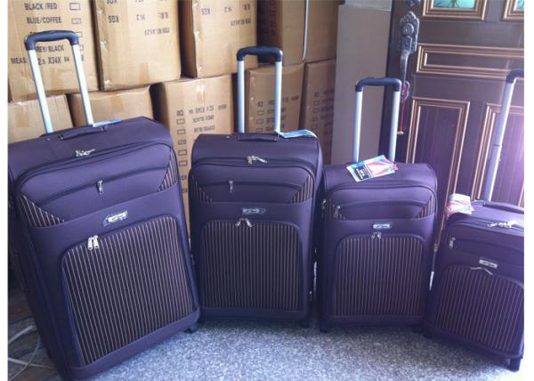 Normal Combination Lock Framed Soft Travel Trolley Eva Luggage With 170T Lining