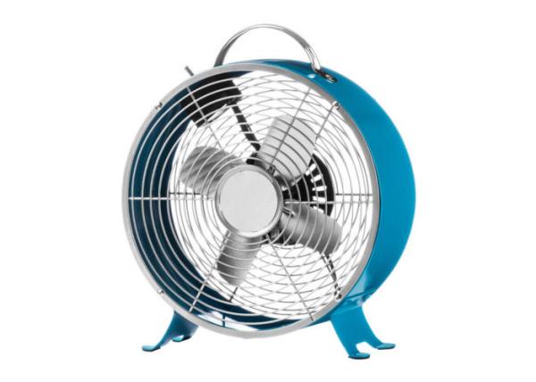 Steel 9 Antique Electric Fans , 2 Speed 25 Watt Portable Retro Desk Fan
