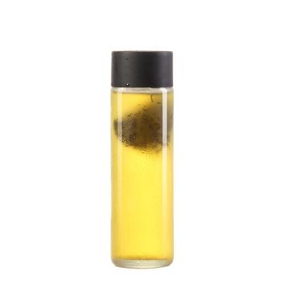 Cold Pressed Glass Beverage Bottle With PP Caps Classic Style Machine Made