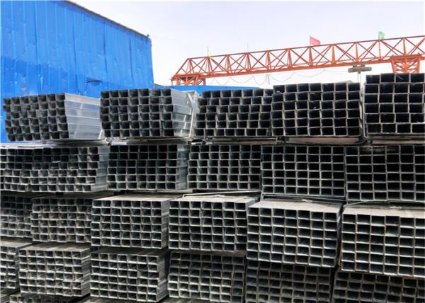 Do aço carbono do quadrado do tubo dos bens revestimento de zinco galvanizado estável dimensional pre -