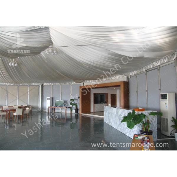 Transparent Glass Wall and Glass Door Gazebo Canopy Tents White PVC Cover