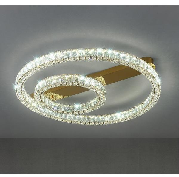 Luxury Ring Ceiling Lamp Modern Bedroom Living Room Crystal Ceiling Lamp(WH-CA-100)