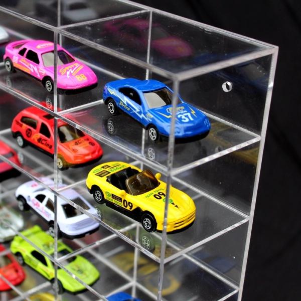 Showcase Acrylic Display Cabinet 1/18 Car Model Door Panel 240cm Clear