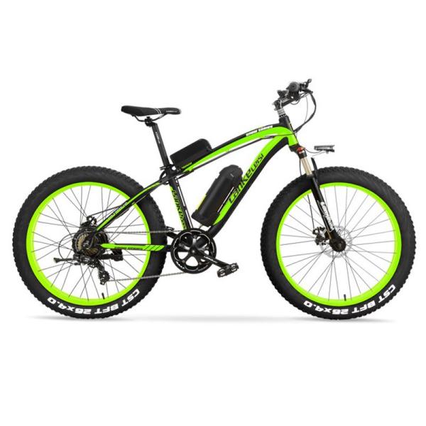 400W Motor 18AH Portable Mountain Bike 6061 Aluminum Alloy Frame Double Wall Rim