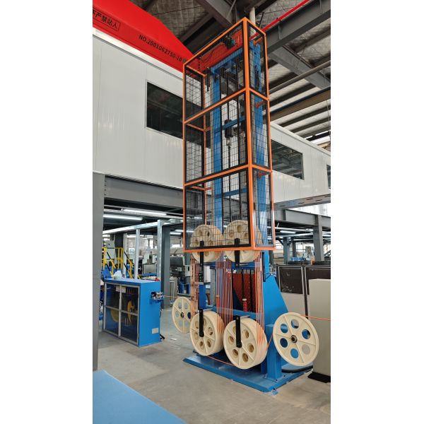 Vertical Heavy-duty Wire Accumulator with 50-185m Accumulation Length and 15-200N Tension Range