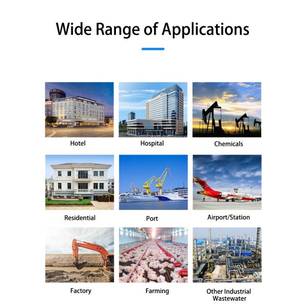 Tratamiento de aguas residuales domésticas con tensión personalizada Sbr tanque aerador de aguas residuales industriales compacto y sistema MBR MBBR