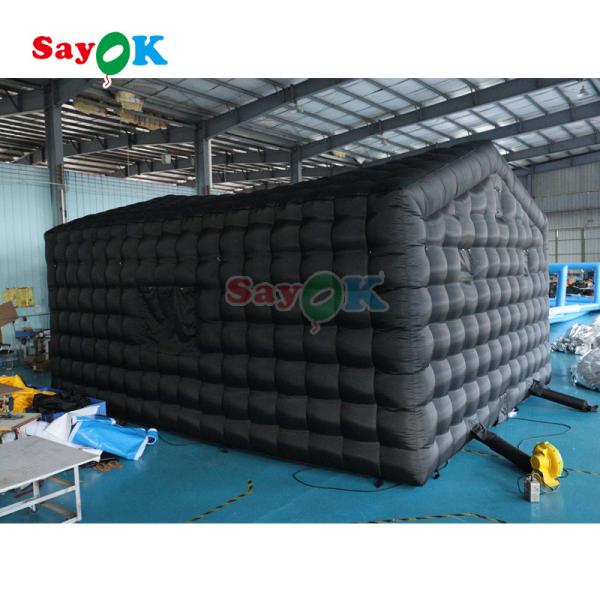 Iluminação de discoteca LED portátil Tenda de clube noturno móvel Inflável Cubo Tenda de festa inflável Clube noturno para alugar