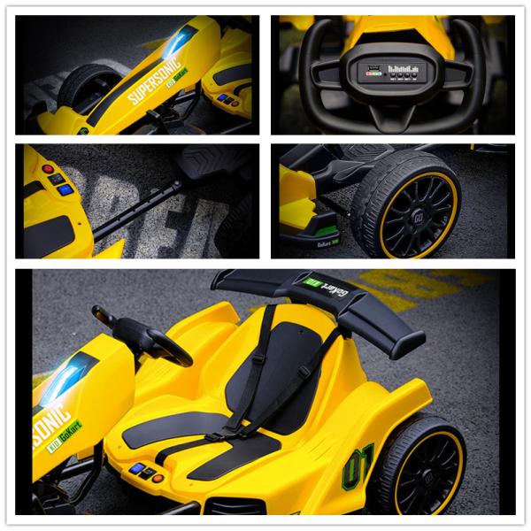 s Best Children's Remote Control Ride On 12V Electric Go-Kart Car with and Battery