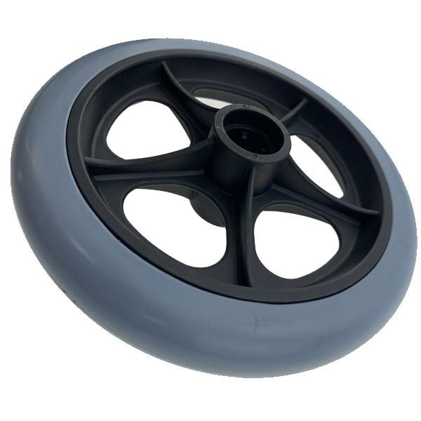 Pu Tpr Pvc Plastic 6 Inch Wheelchair Caster Wheels , Lightweight Wheelchair Wheels