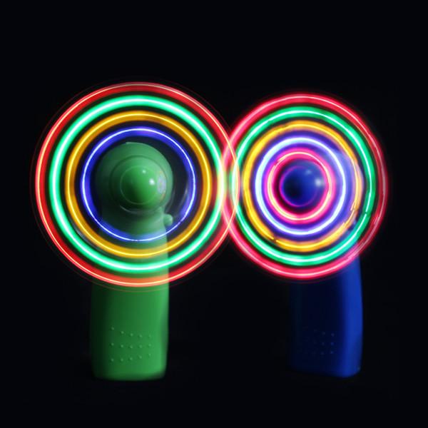 Handheld Mini LED  Fan For Concerts, Party, Night Clubs, Music Festivals ,Holiday Parades
