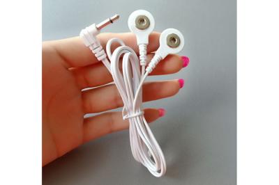 TENS Wires Electrode Wires for TENS Unit, DC 3.5mm Plug to 3.5mm Snap On TENS Electrodes Wires