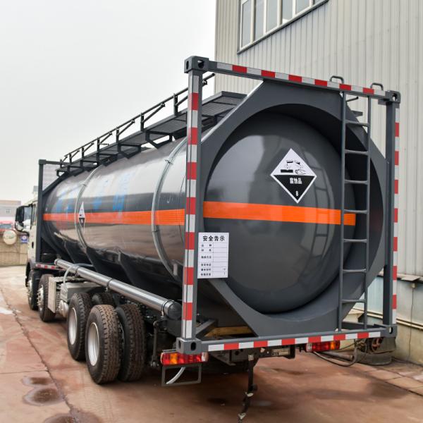 22KL ISO Tank 20 Feet 30FT Shipping Storage Tanker Container For Chemical Liquid Transport