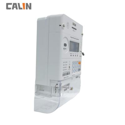 Socket Type Residential Electric Meters Bi - Directional LCD Display Prepayment Meters
