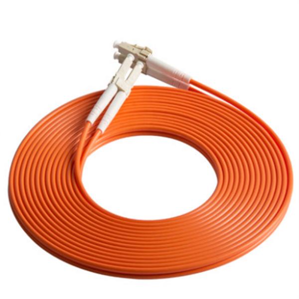 LC UPC OM3 OM1 50/125 Multimode Duplex  Fiber Patchcord