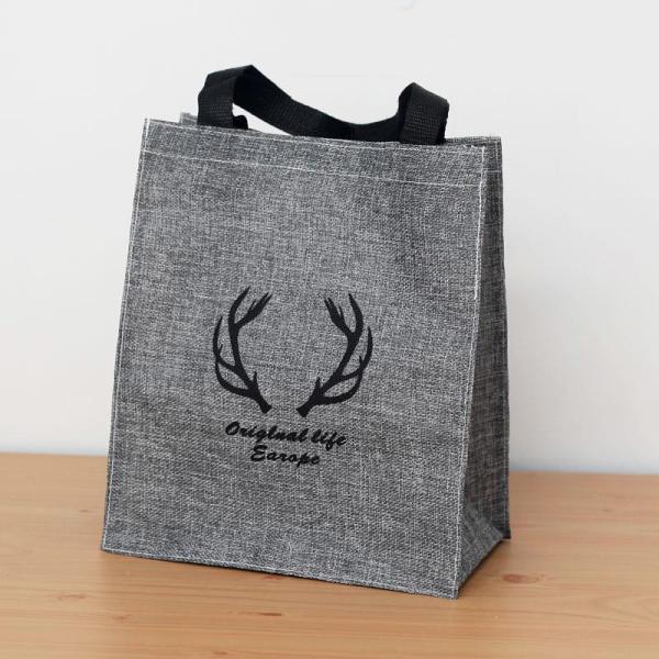 AI CDR PSD Antler Canvas Shopping Totes For Girls 22cm*22cm*13cm