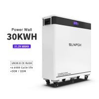 30KW Ciclos profundos 600AH Movible montado en el suelo LiFePO4 51.2V Batería de iones de litio Almacenamiento de energía en el hogar