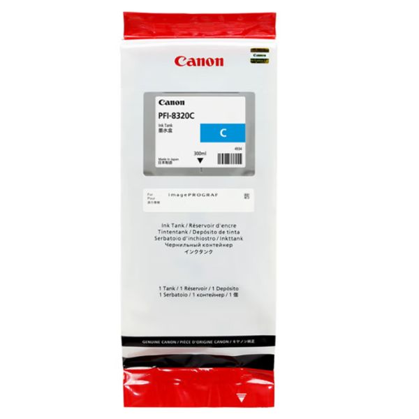 Original Can PFI-8320 Full for Cartridge for TM5200/5205/5300/5305/5250/5350 Plotters Black Red Blue MBK Colors Digital Printing