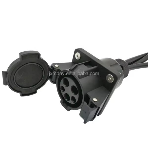 RDC SAE J1772 Socket EV Charger Adapter Type1 For Electric Car Charging Socket