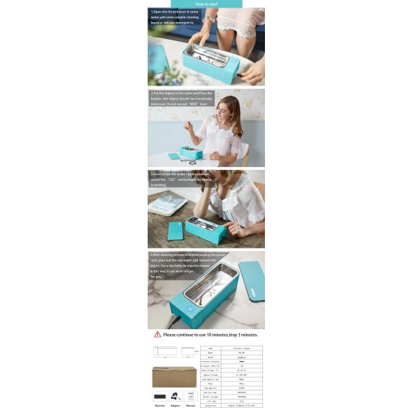 Ультразвуковое очистительное устройство для домашнего использования 50 КГц