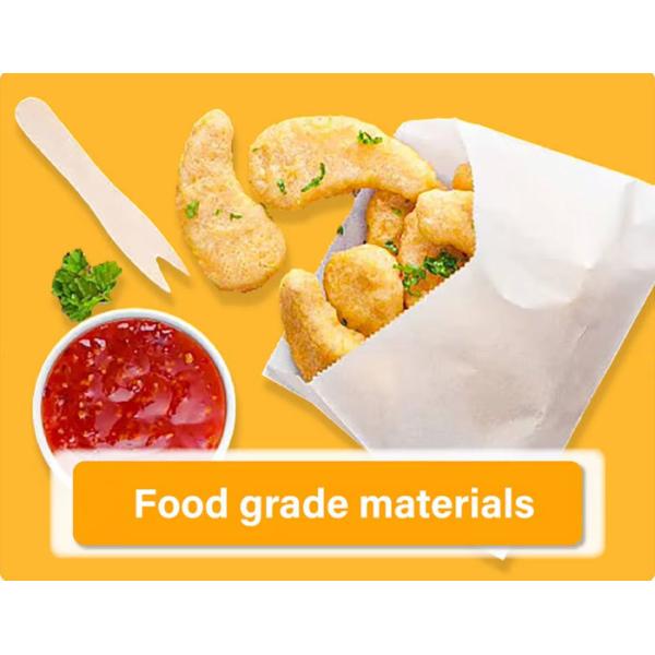 Euro-compliant Greaseproof Pin-Bottom Paper Bag Custom Logo Bakery Food Grade Packaging
