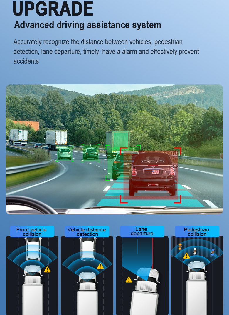 4G AI Fleet Management System Support 2 x RS232 1 x RS485 4CH 8CH
