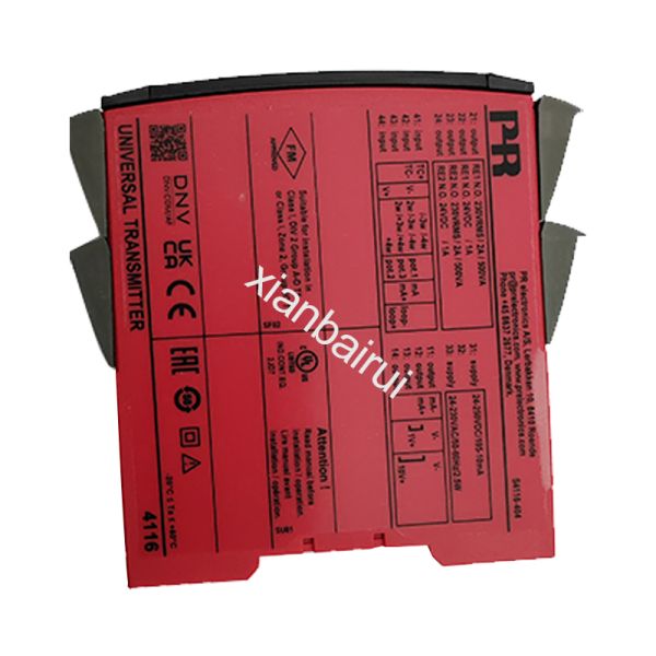 PR Electronics 4116 Multi-purpose signal Transmitter Analog Output 2 Relay Output Temperature Pressure Flow Liquid Level