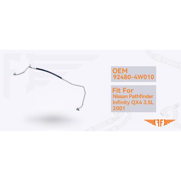 92480-4W010 Manguera de succión de CA para Nissan Pathfinder Infinity para 3.5L QX4 2001