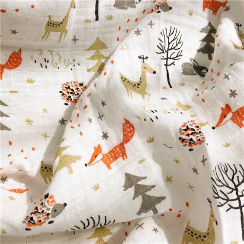 Lightweight Organic Baby Swaddle Blankets For Summer 100 Percent Cotton
