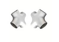ASTM B16.9 GR2 Buttweld Titanium Pipe Cross Straight Cross