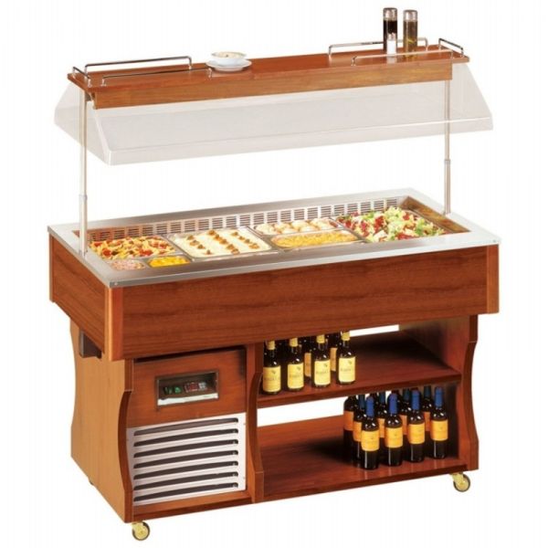 Catering Buffet Station Commercial Refrigerator Equipment Fruit Display Salad Bar