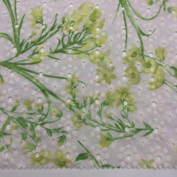 Zhenlei Embroidery Fabric Cotton For Garment Home Textile M04-LK024
