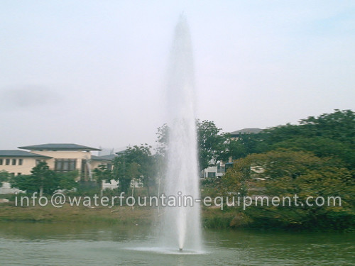 Central Upright Pond Fountain Nozzles , Stainless Steel Water Spray Nozzle