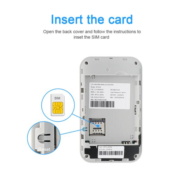 Модем Wifi маршрутизаторов Lte маршрутизатора OLAX MT20 4g скрепляя беспроводной с батареей 2100mAh