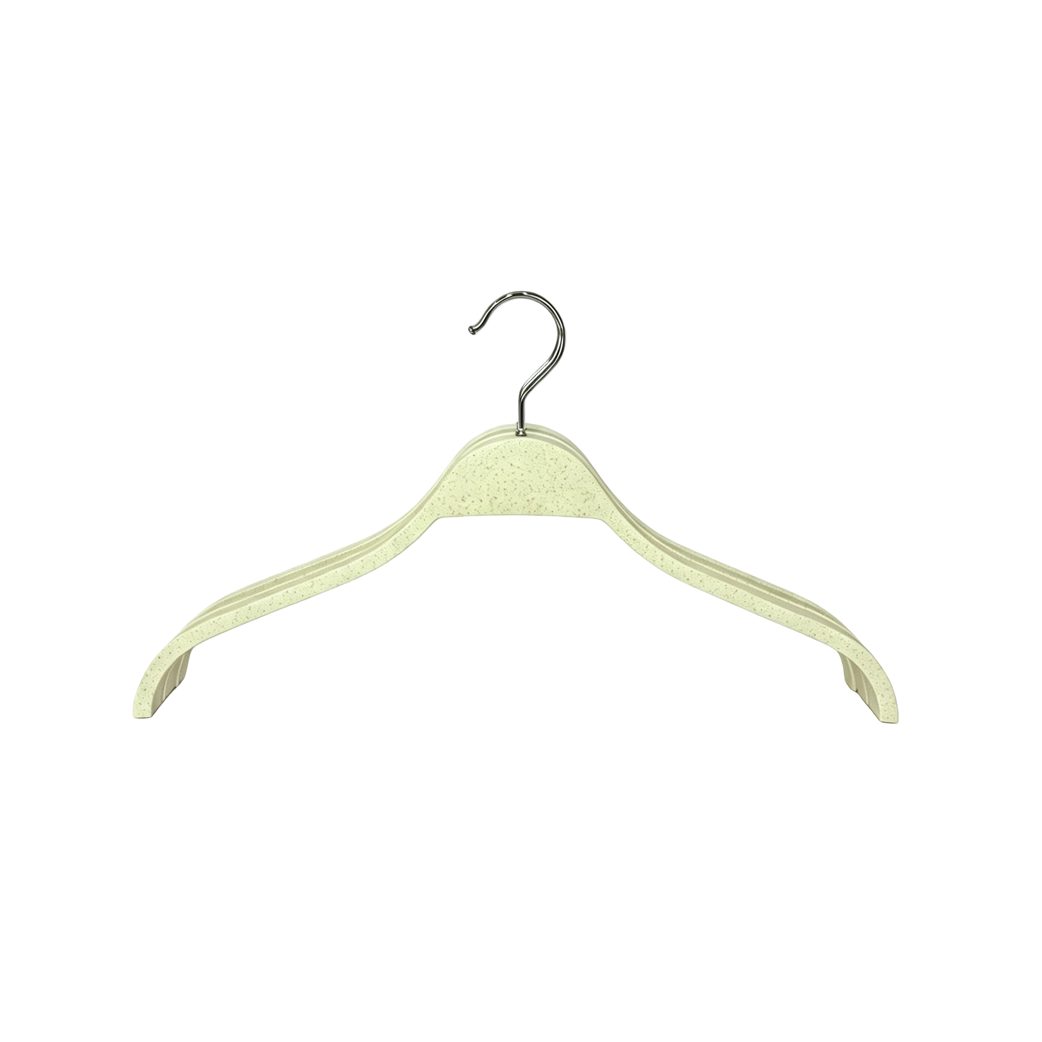 Thickened non-slip 43cm length clothes hanger with pole for men's and women's