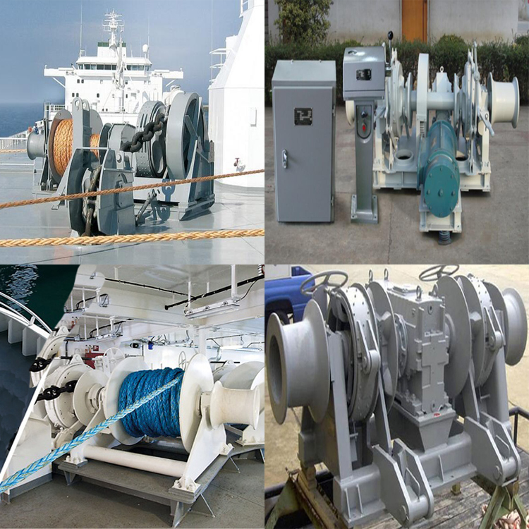 Vertical Steel Marine Capstan Winch Length Measuring Device For Anchoring